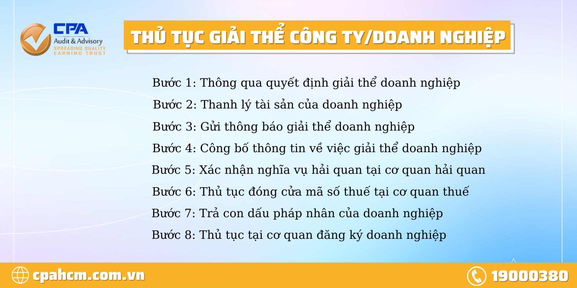 Thủ tục giải thể công ty/doanh nghiệp