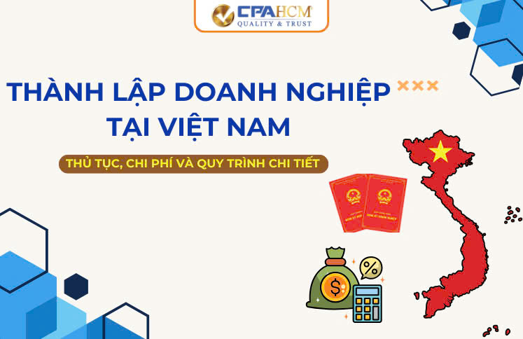 THÀNH LẬP DOANH NGHIỆP TẠI VIỆT NAM: THỦ TỤC, CHI PHÍ VÀ QUY TRÌNH CHI TIẾT [2025]