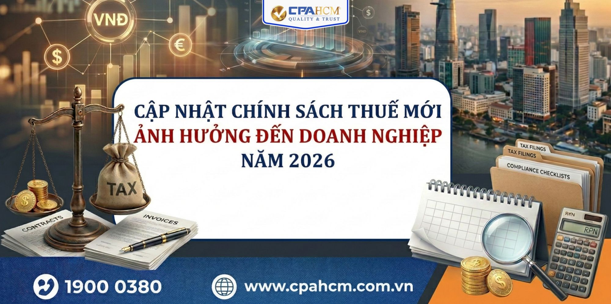 Cập nhật chính sách Thuế mới ảnh hưởng đến doanh nghiệp Năm 2026
