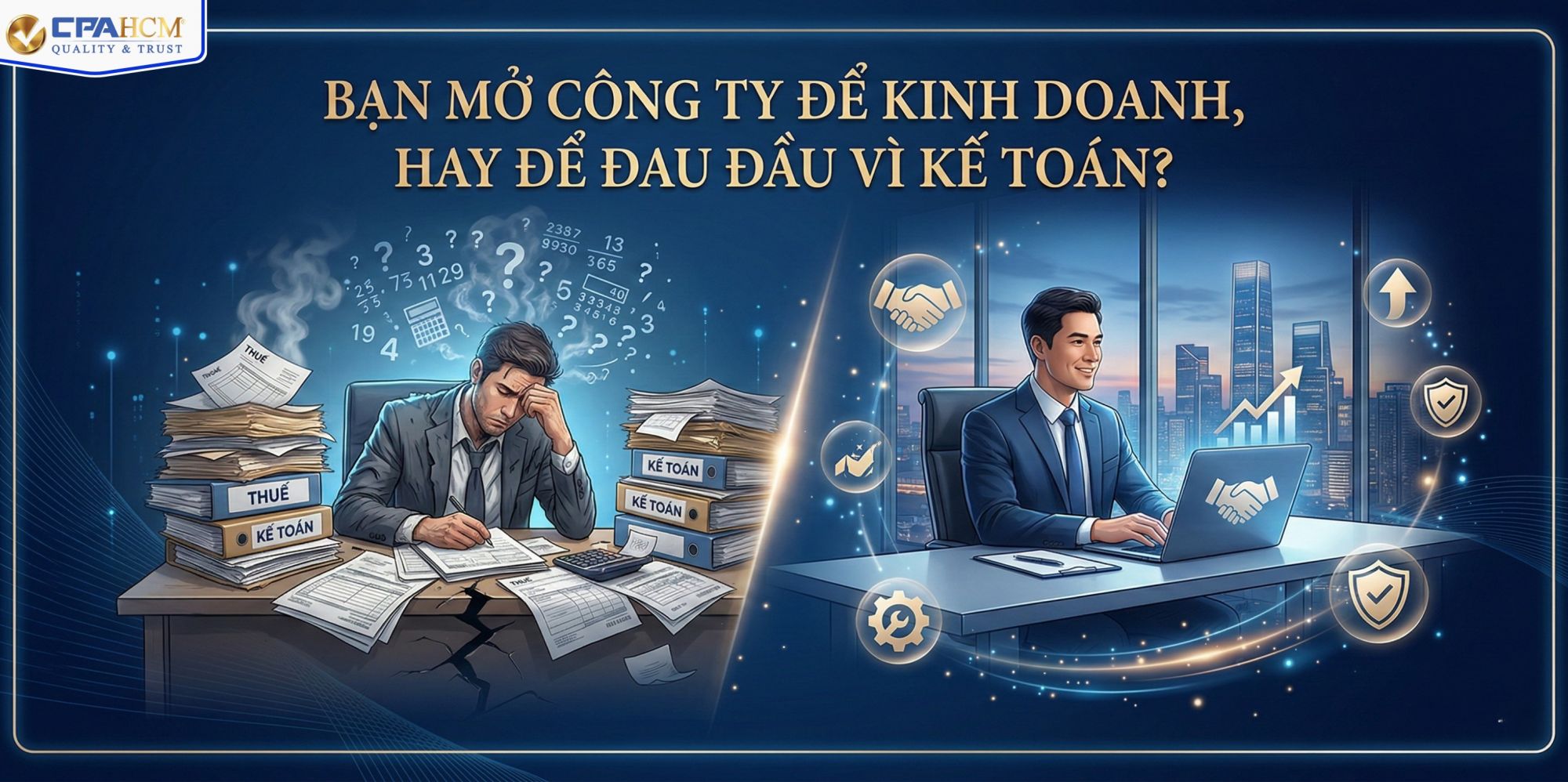 BẠN MỞ CÔNG TY ĐỂ KINH DOANH, HAY ĐỂ ĐAU ĐẦU VÌ KẾ TOÁN?